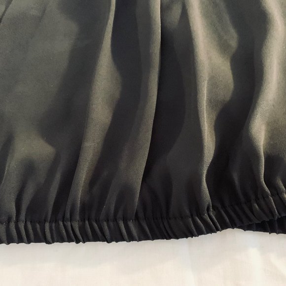 New York & Company Semi Sheer Black Blouse Size S - Picture 10 of 15